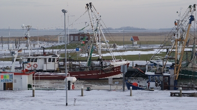 Im Winter ist ein Urlaub in Dornumersiel recht erholsam.